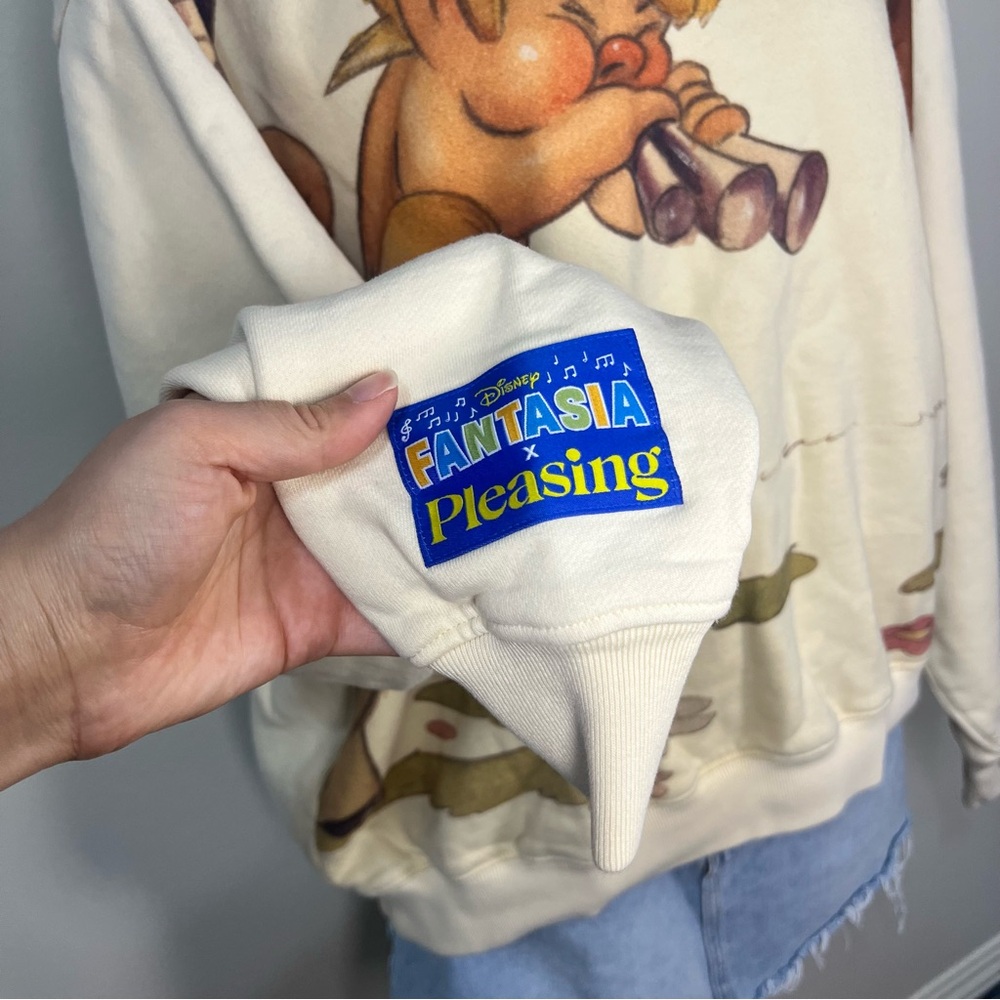 Disney Fantasia x Pleasing Cherub’s Hair Crewneck Limited Edition Rare Size XL - Picture 3 of 10